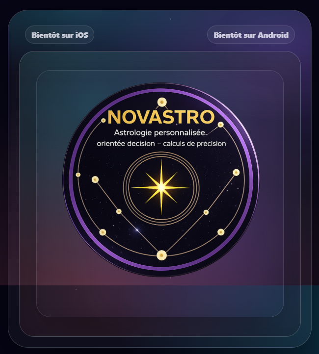 NOVASTRO – Bientôt sur iOS et Android